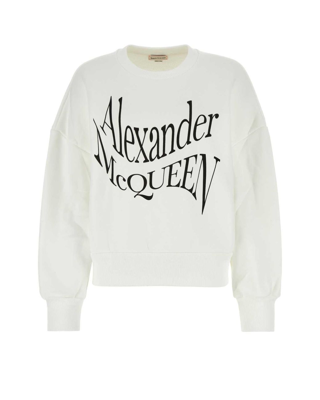 McQueen Gray Cotton Sweatshirt
