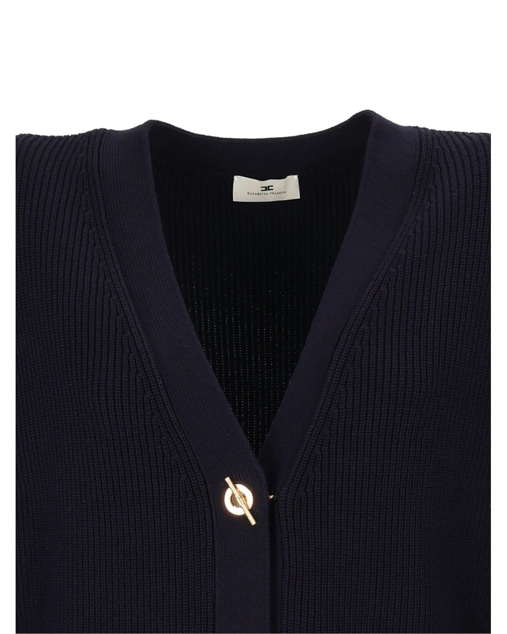 Elisabetta Franchi Blue Maglia Tricot