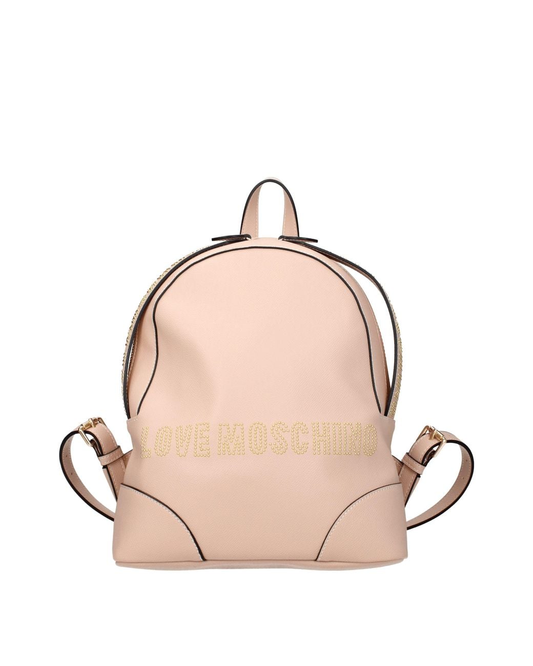 Love Moschino Pink Zaini E Marsupi Donna Poliuretano Rosa/Rosa Carne