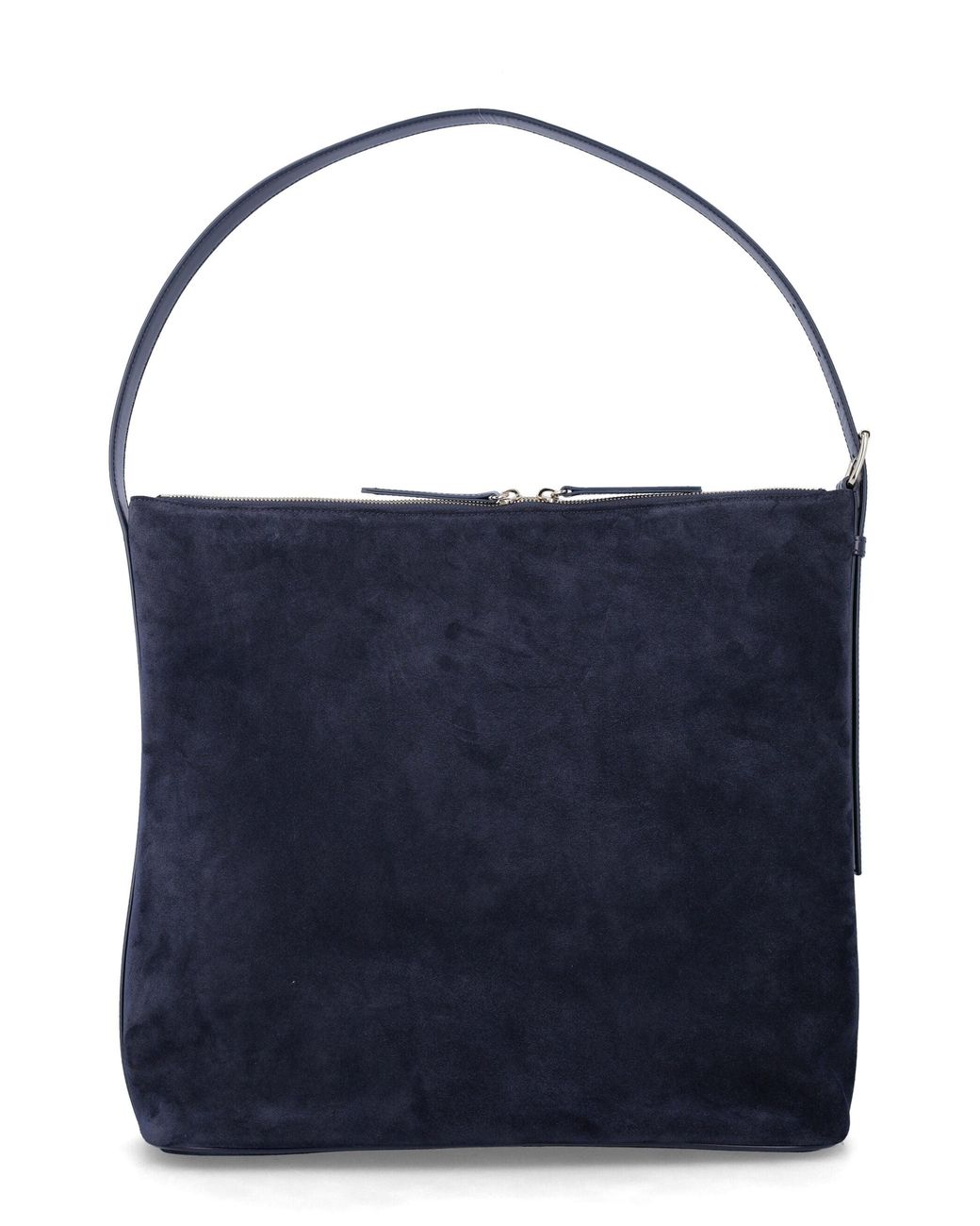 A.P.C. Blue A. P.C. Vera Maxi Suede Shoulder Bag