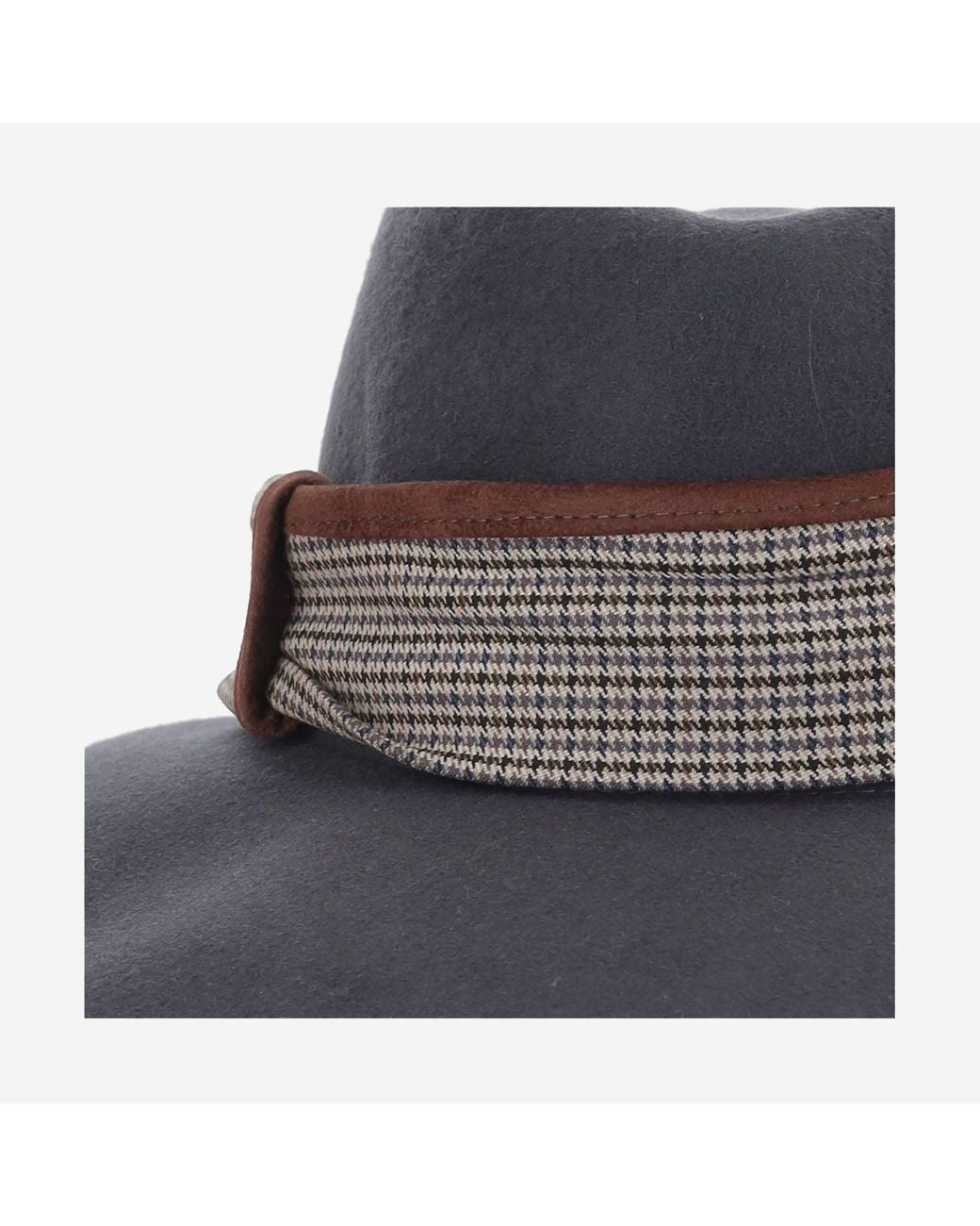 ALEXIA ALVAREZ DE TOLEDO Blue Wool Hat