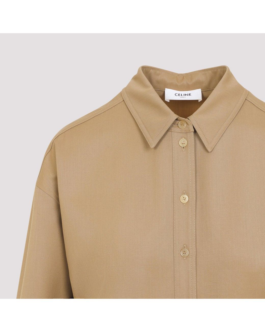 Céline Natural Wool Mini Dress