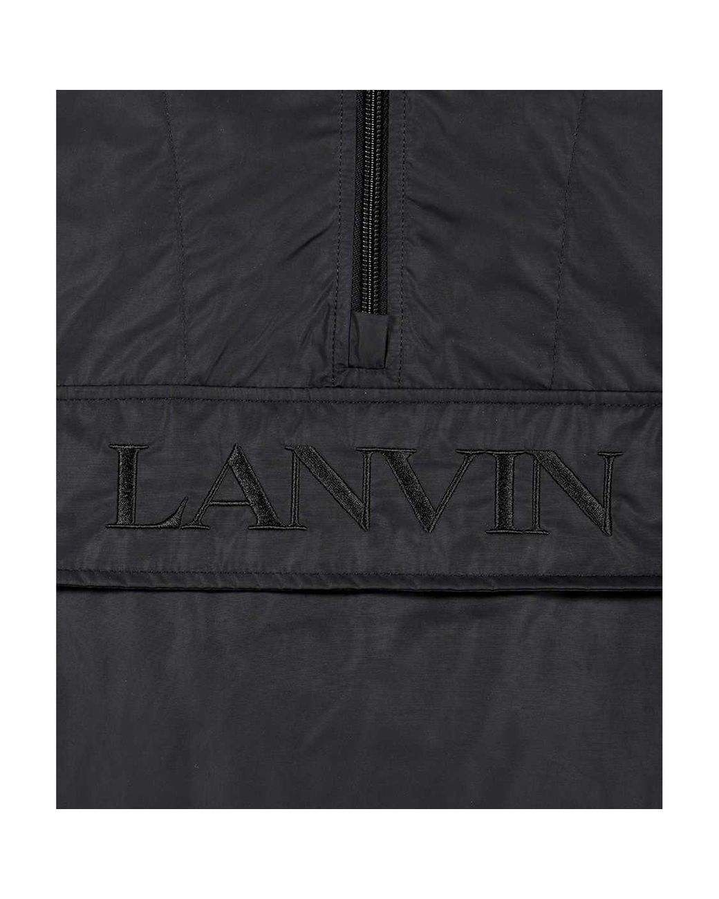 Lanvin Logo Hooded Windbreaker in het Blue voor heren