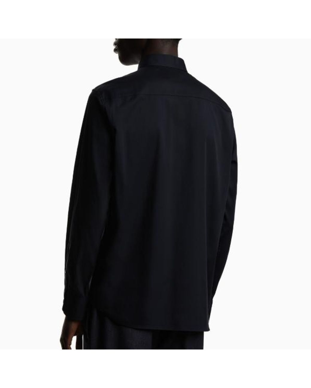 Emporio Armani Blue Pima Shirt