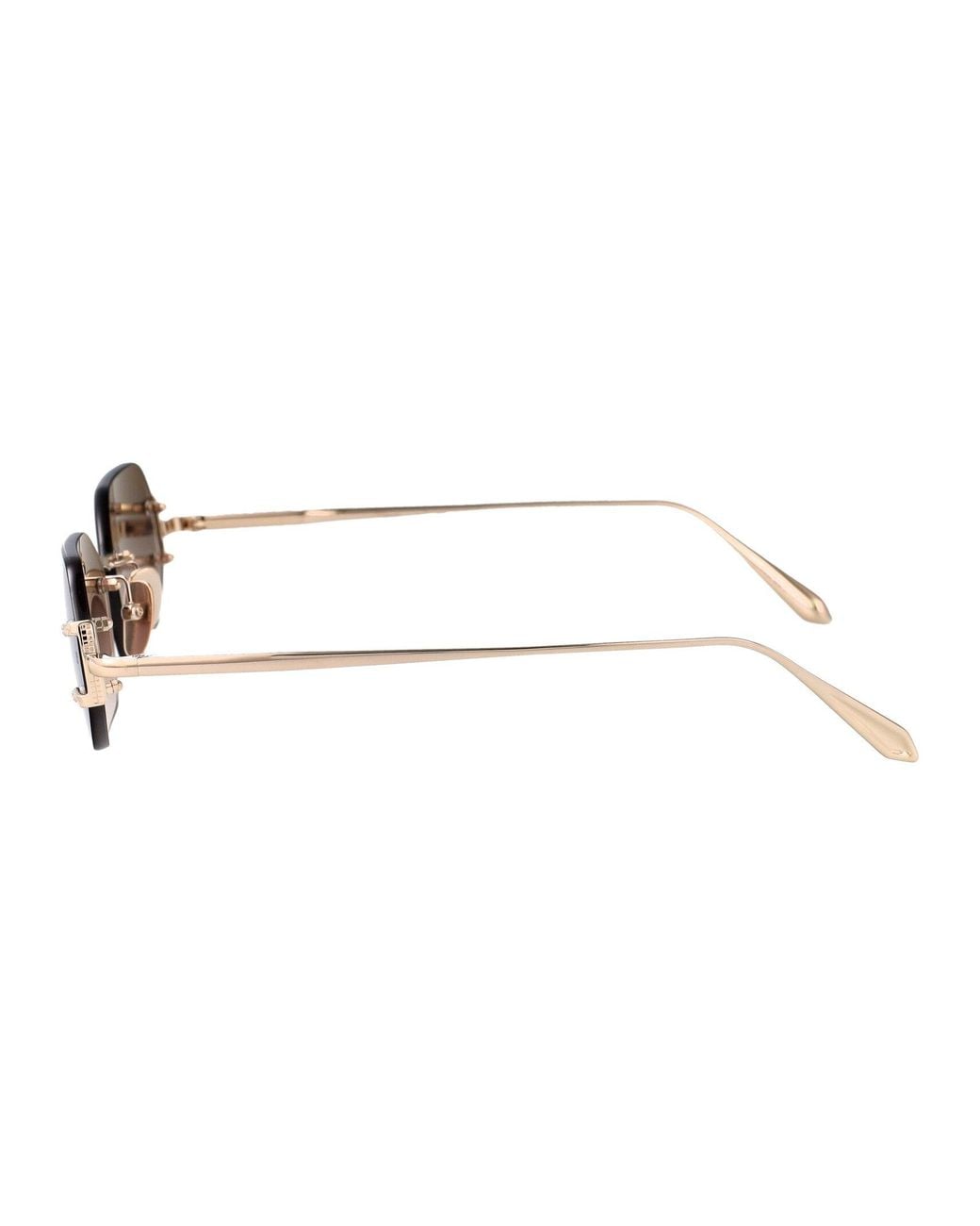 Linda Farrow Brown Sunglasses