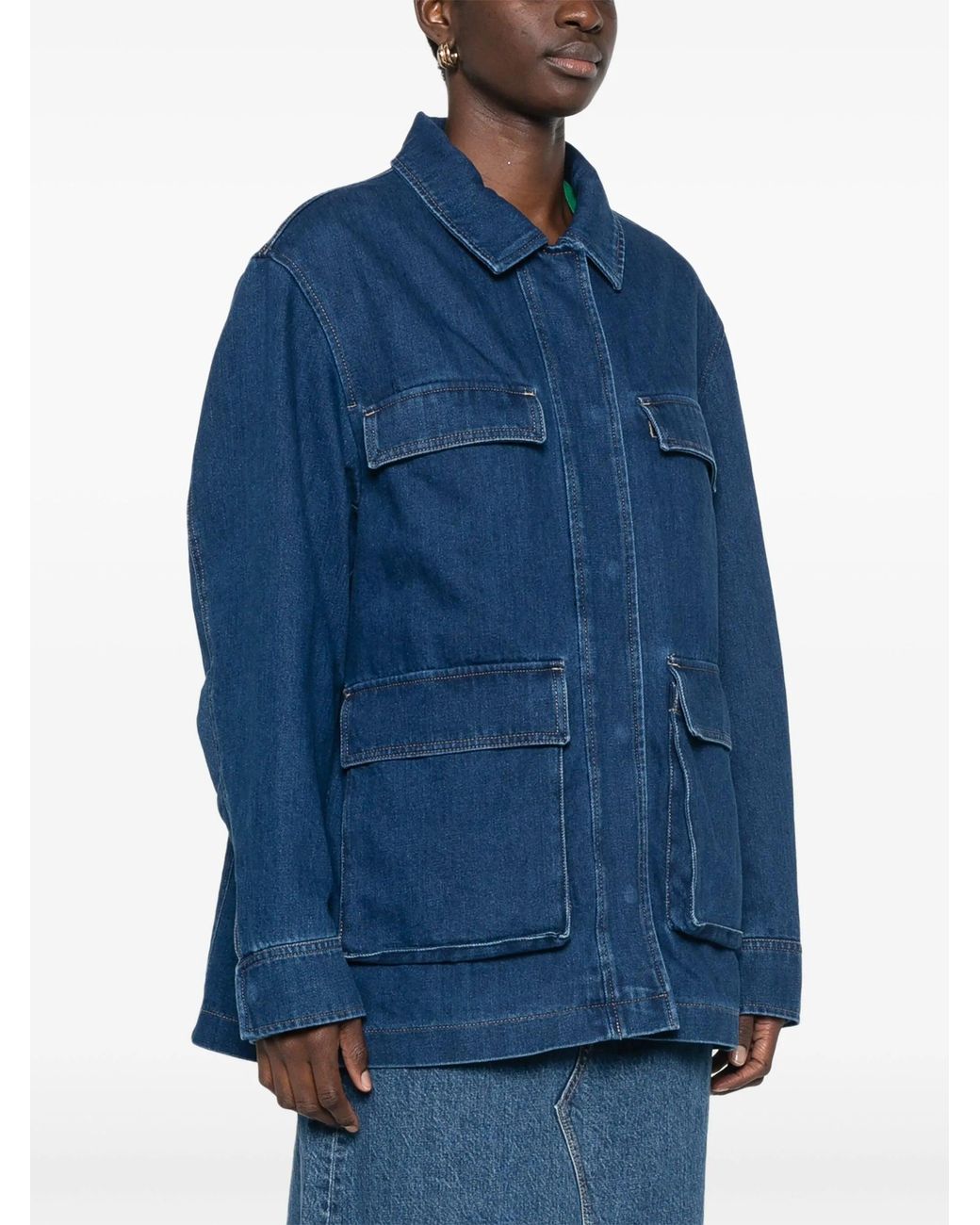 Closed Veldjack in het Blue