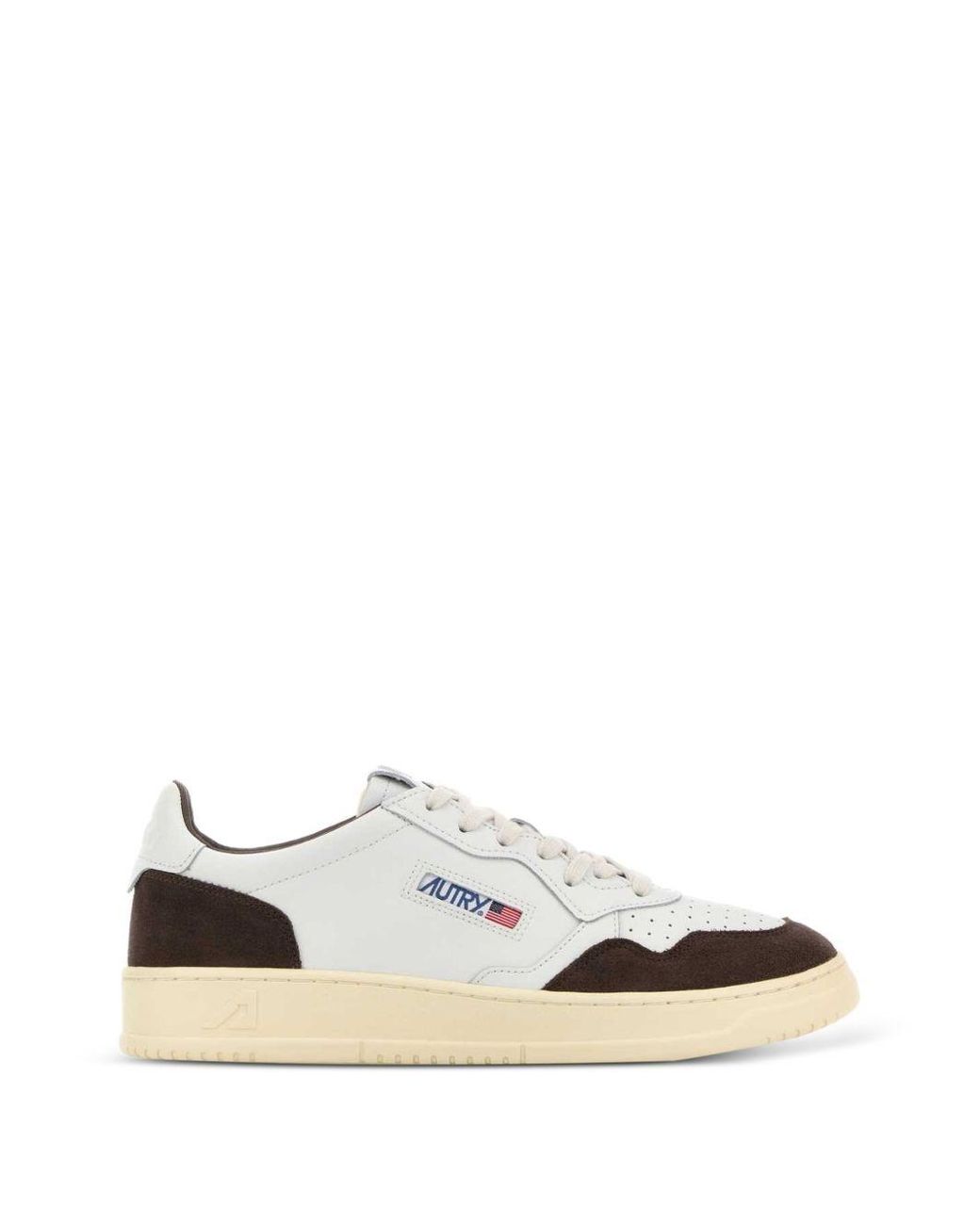 Autry White Medialist Low Sneakers