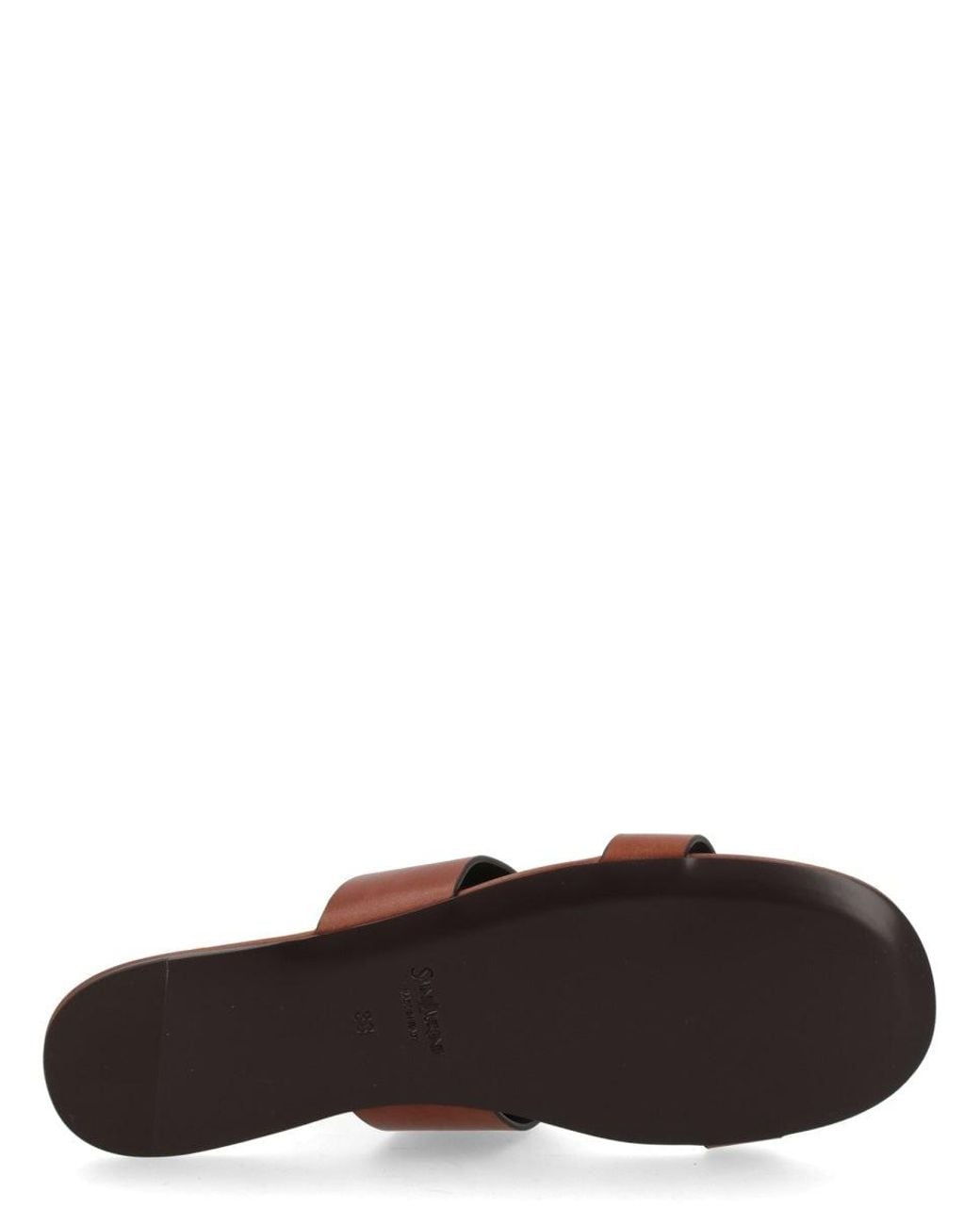 Saint Laurent Brown Sandalo "Babylone"