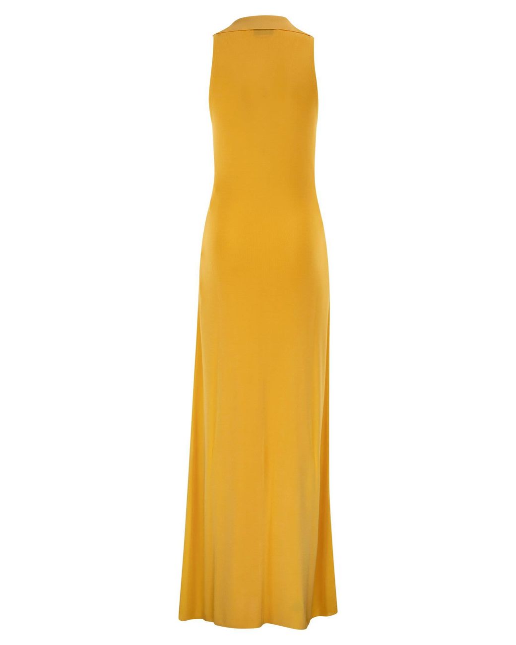 Elisabetta Franchi Yellow Abito Di Maglia Sun