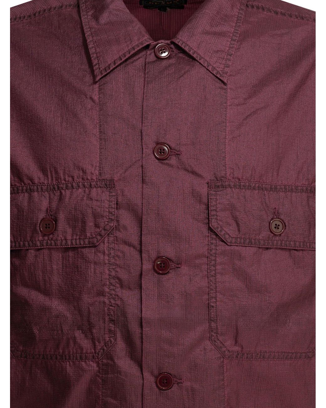 Beams Plus Red "Mil Sht" Casual Shirt