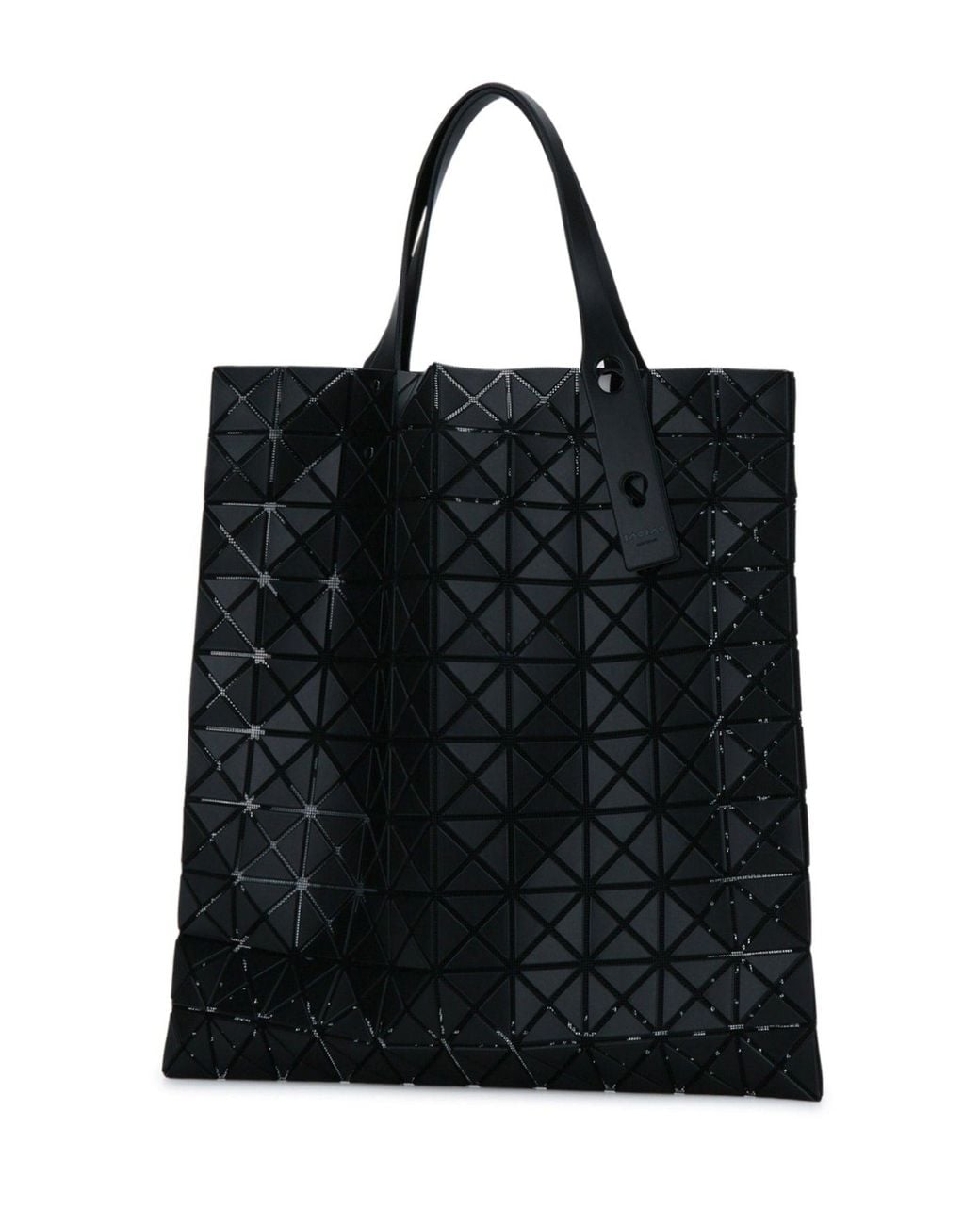 Issey Miyake Black Geometric Tote Bag