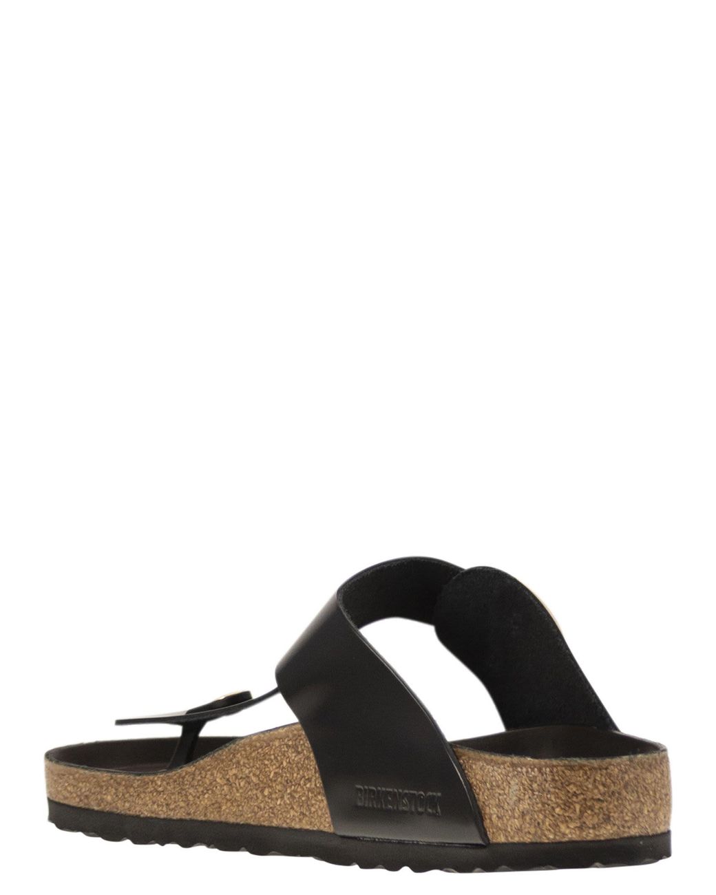 Birkenstock Black Gizeh Big Buckle Flip Flops With Buckle for men