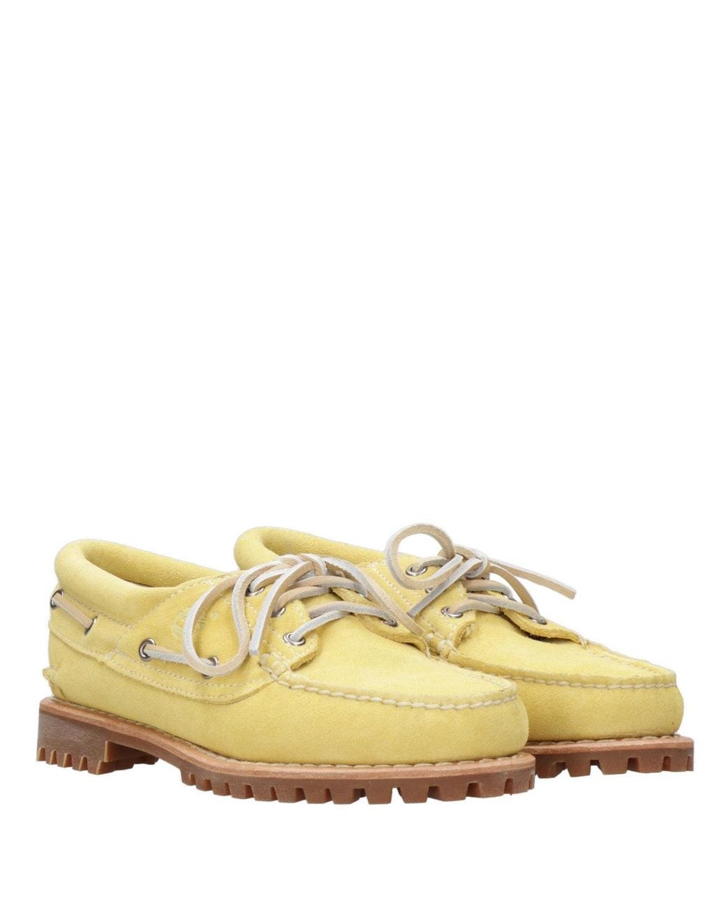 Timberland Yellow Flat Shoes