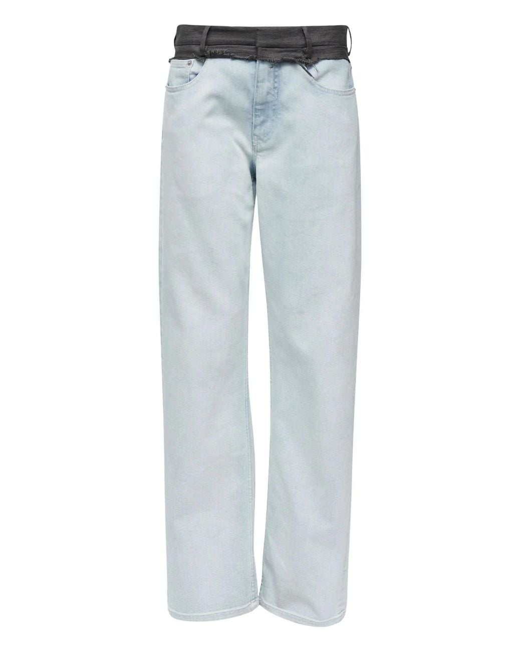 MM6 by Maison Margiela Blue Pants 5 Pockets