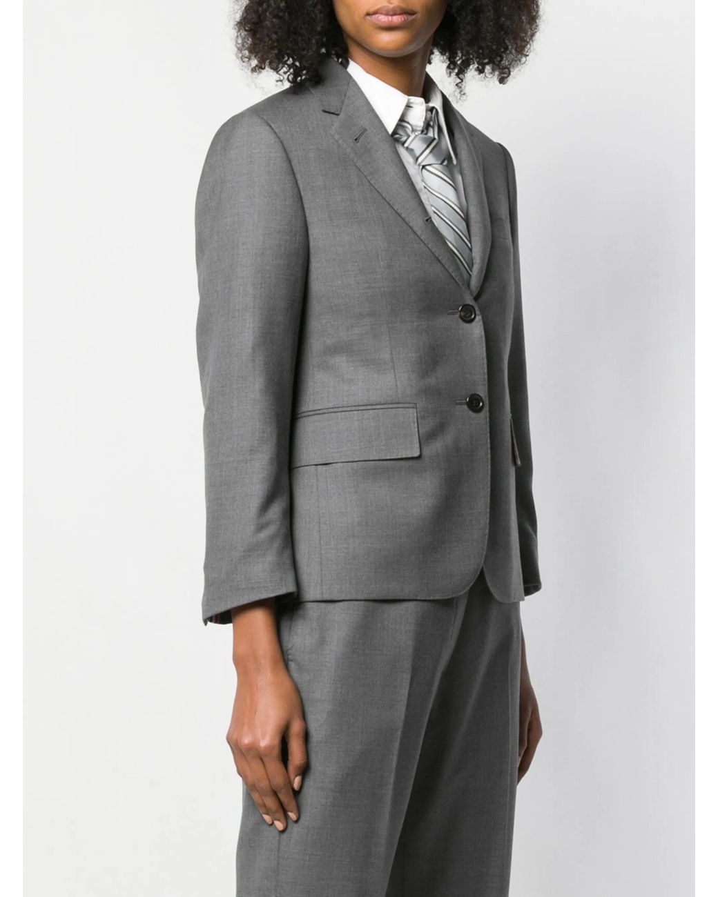 Thom Browne Gray Fit 1 Classic Sport Coat