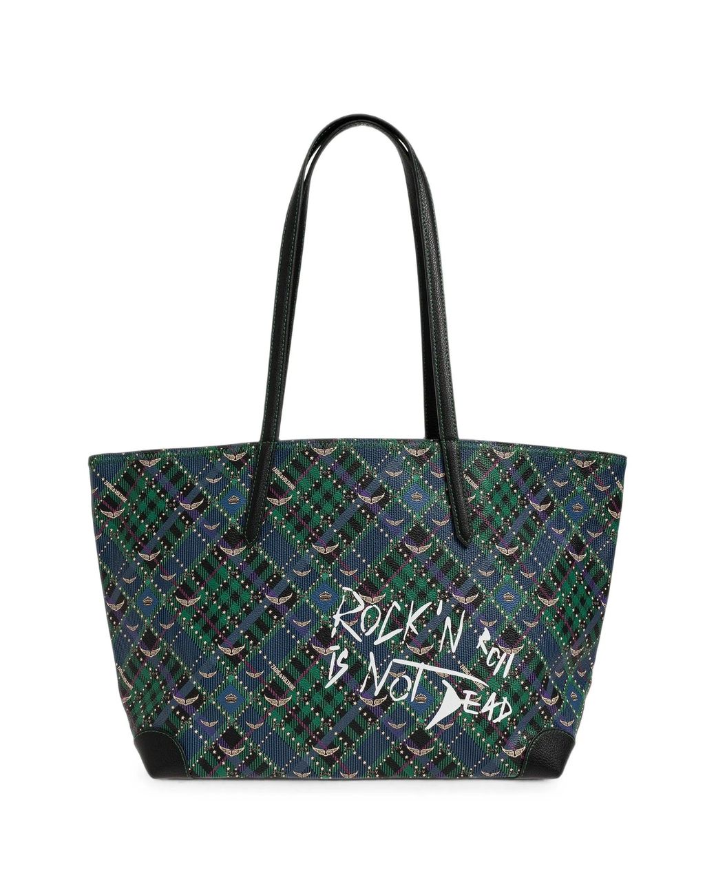 Zadig & Voltaire Blue Z Shopper Punk Check