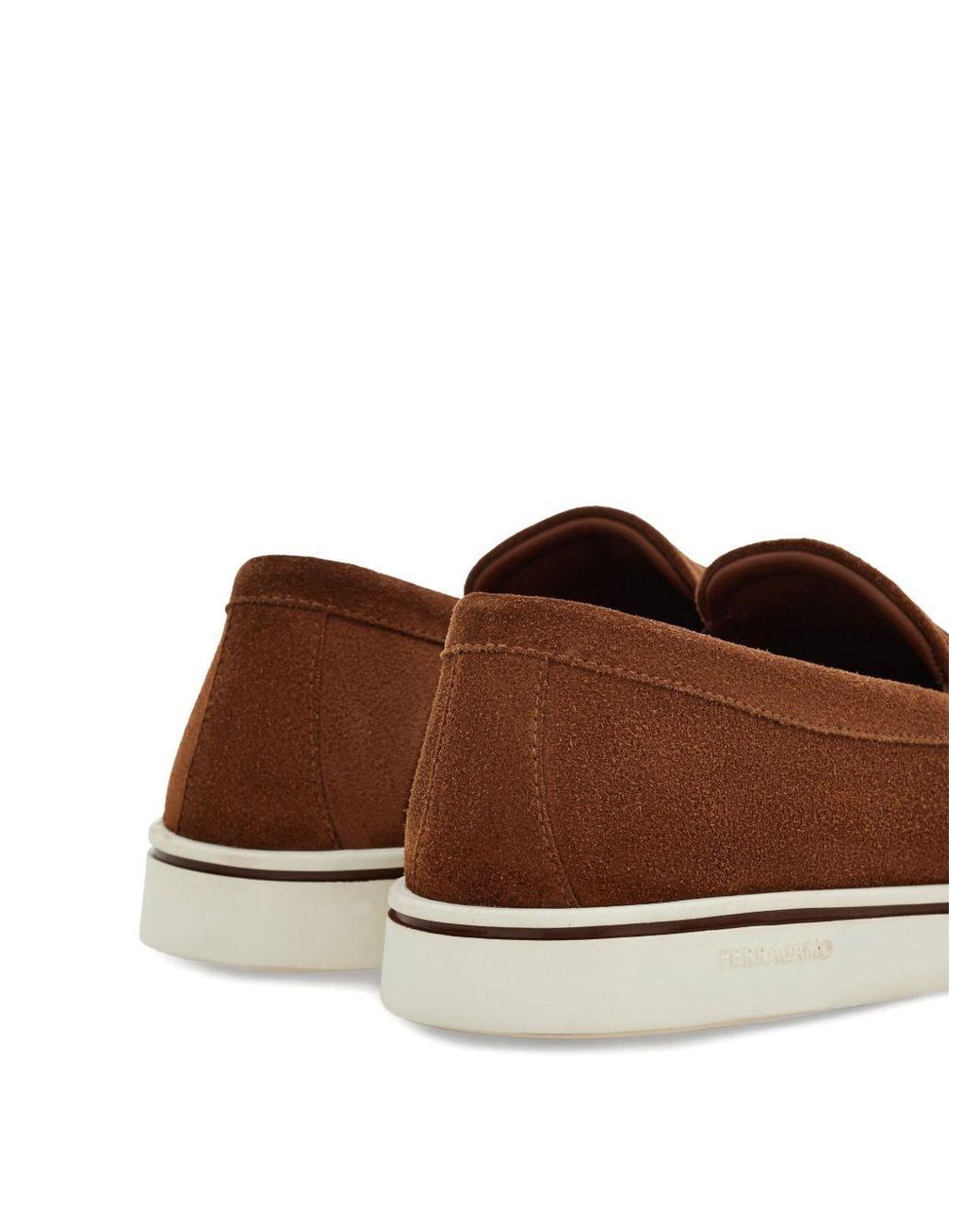Ferragamo Brown Flat Shoes