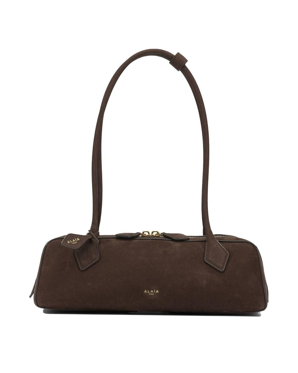 Alaïa Brown "Teckel" Medium Shoulder Bag