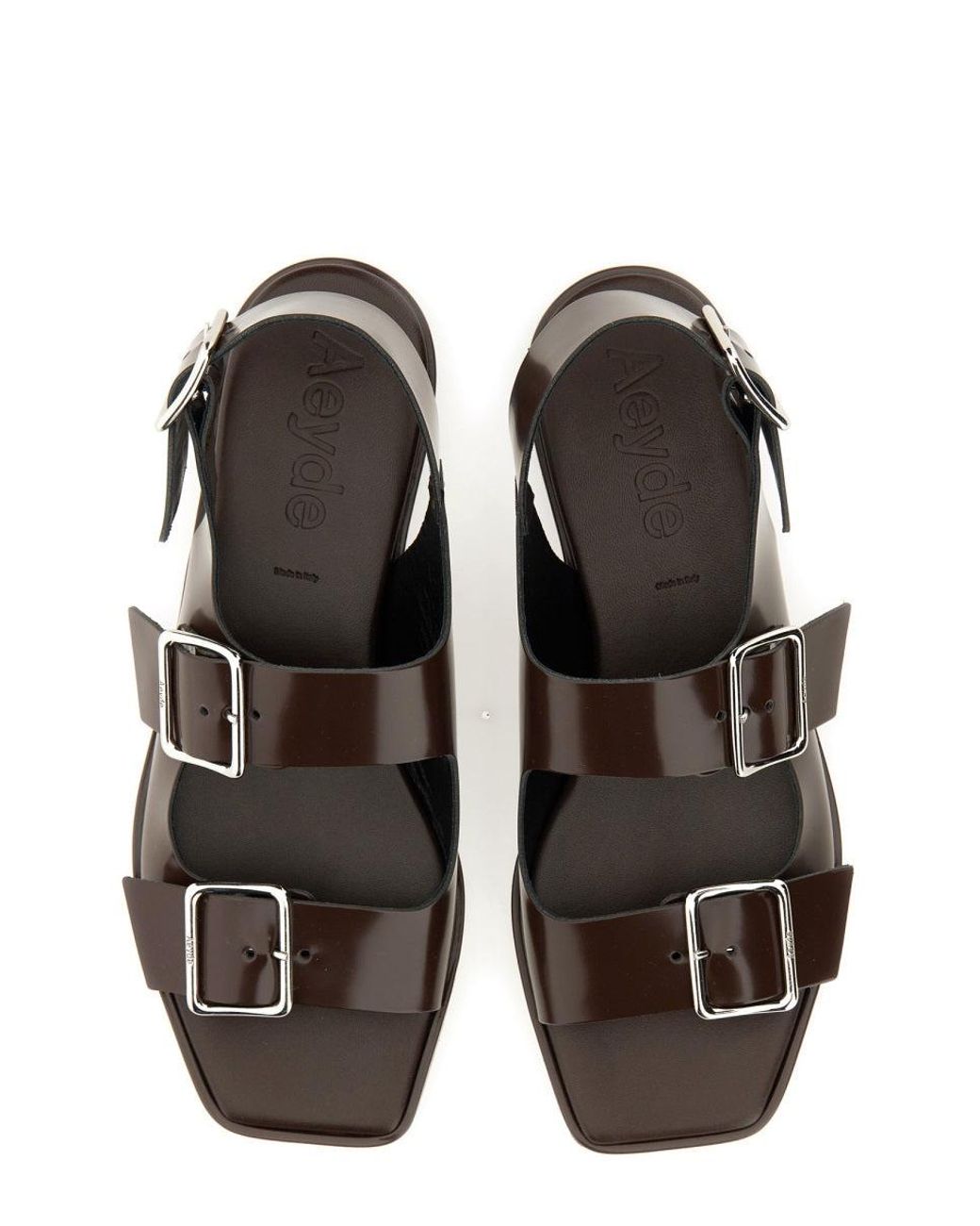 Aeyde White Tekla" Sandal