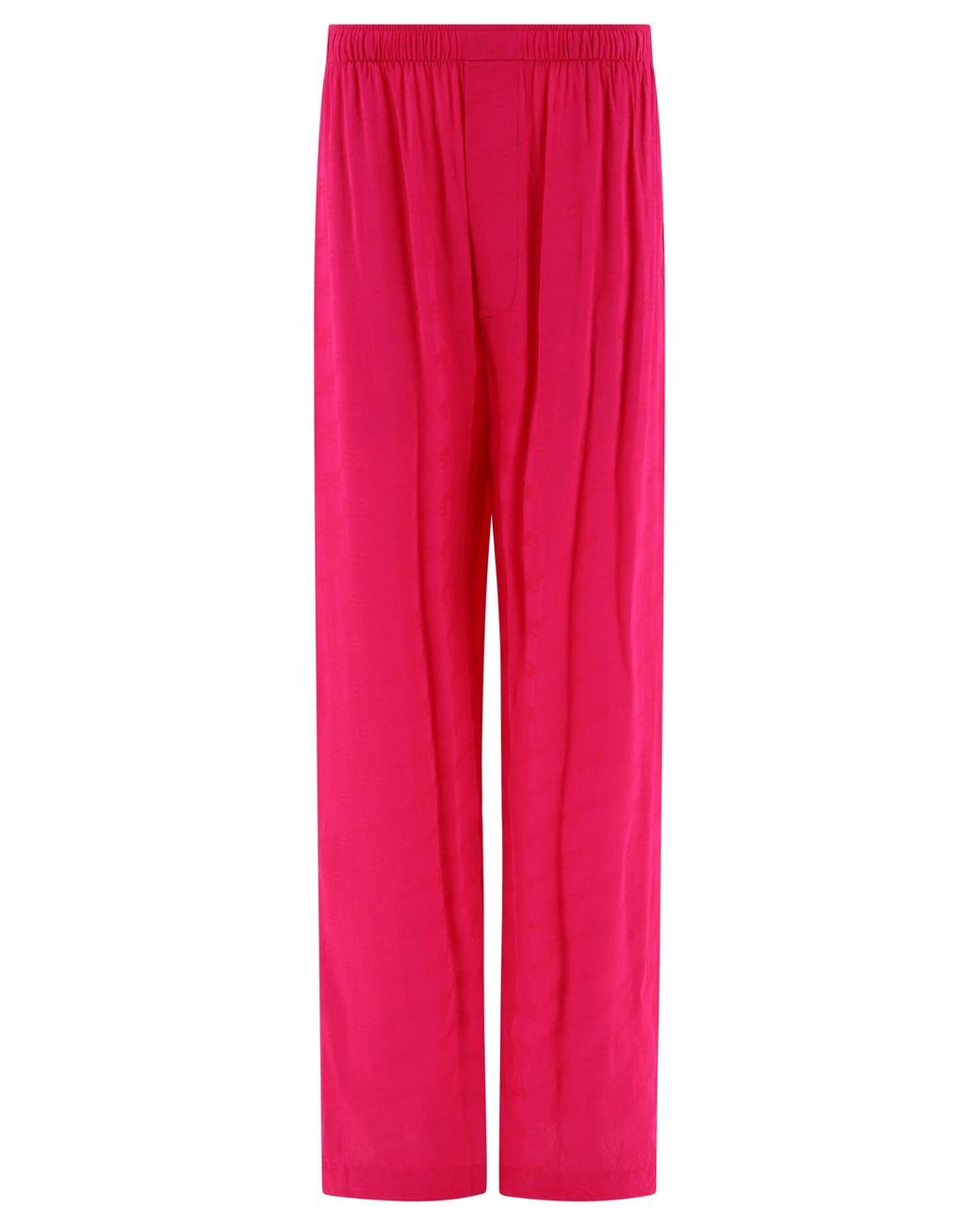Balenciaga Red "Bb Monogram" Trousers