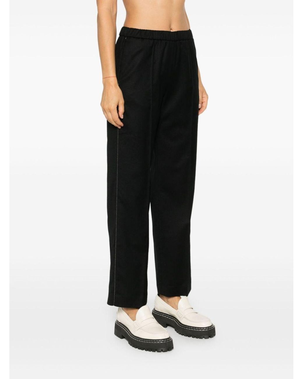 Fabiana Filippi Black Wool Trousers