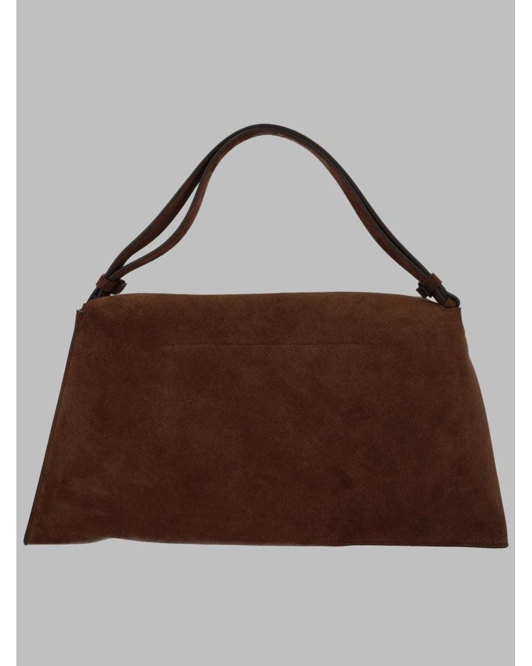 Studio Nicholson Brown 100% Leather Shoulder Bag