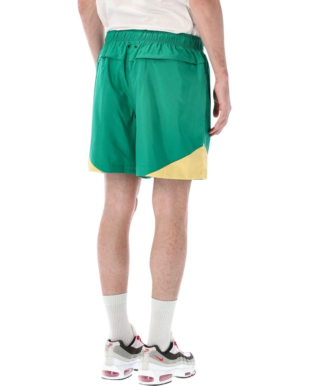 Nike Green Lightweight Fabric Sport Shorts for men