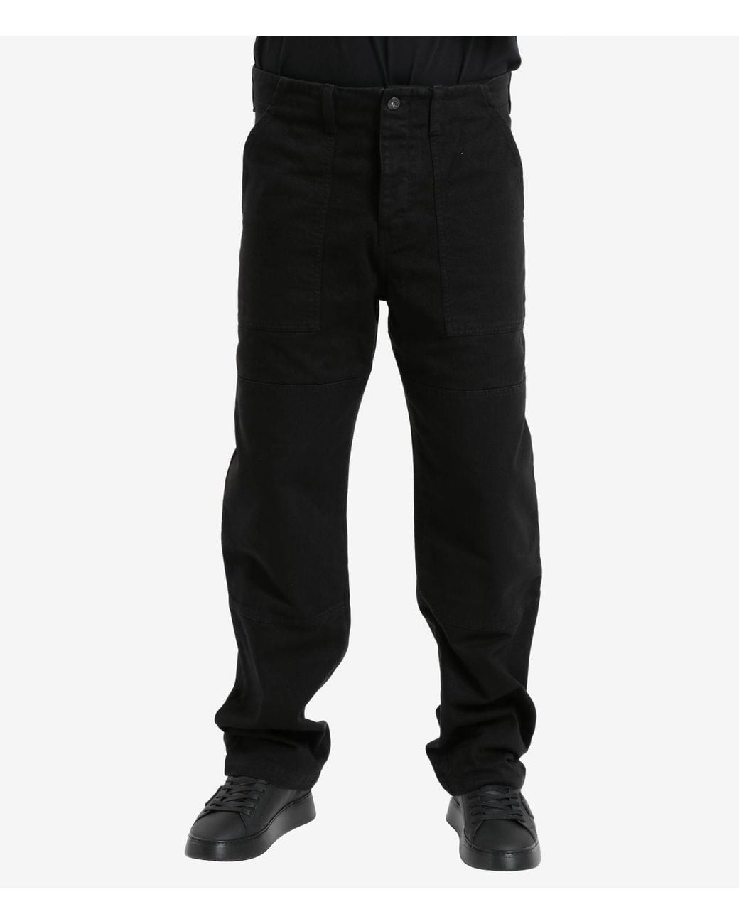 Marcelo Burlon Black Trousers for men