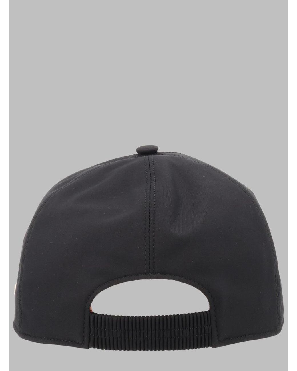 Zegna Gray Nylon Baseball Cap for men