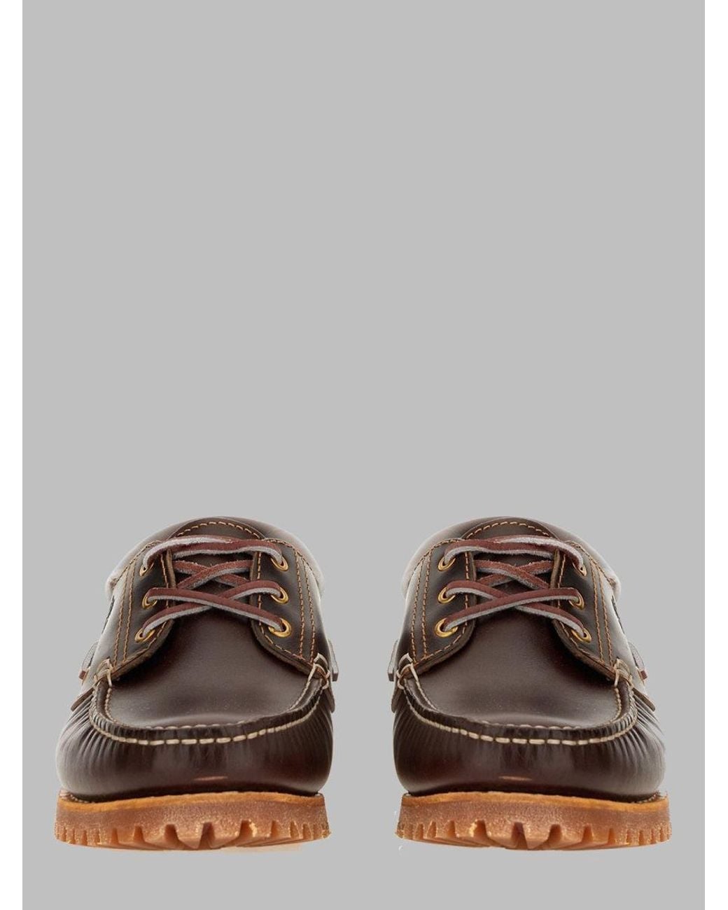 Timberland Brown Mocassino Da Barca "Authentic 3 Eye Classic Lug"