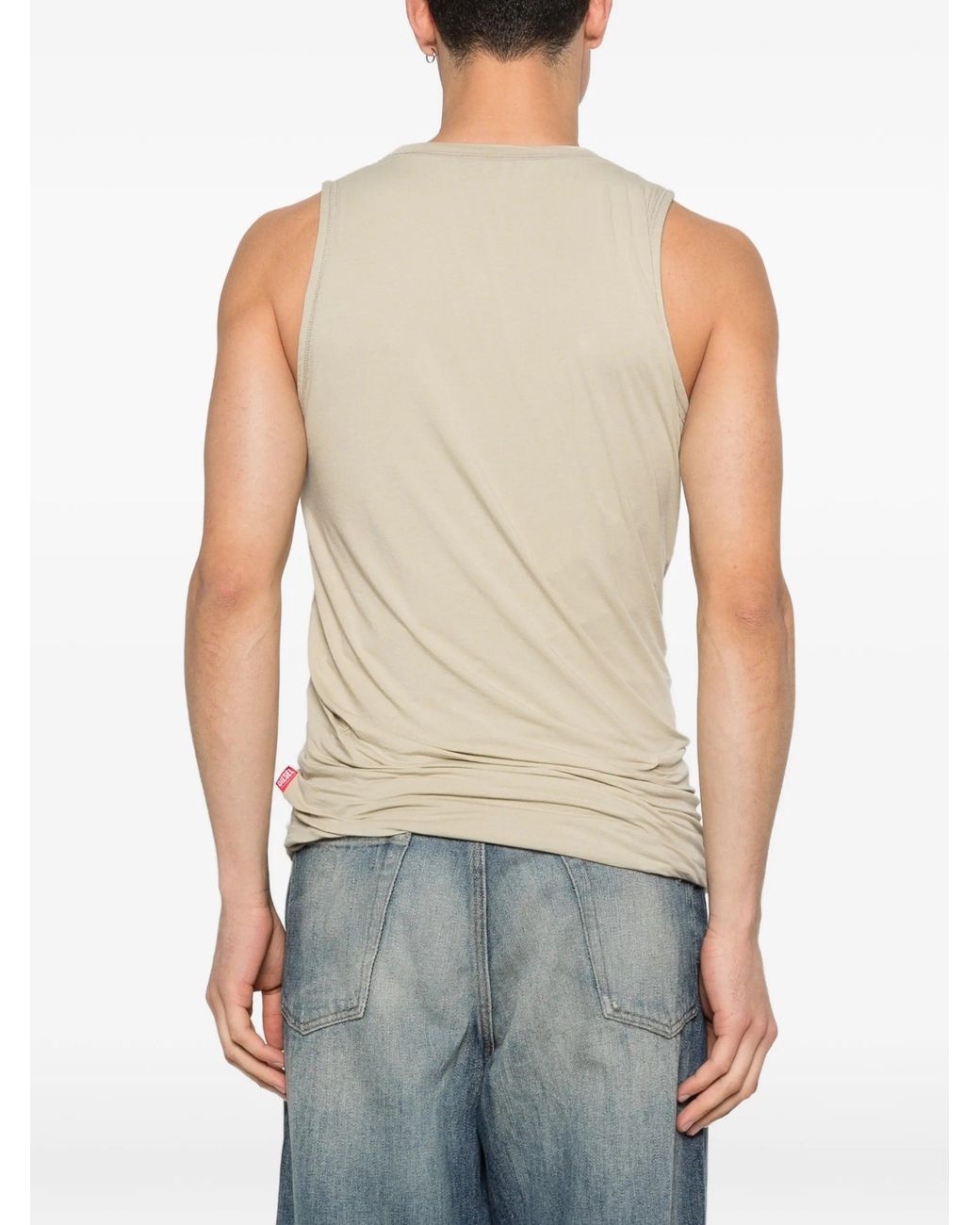 DIESEL Natural T Dred Plain Top