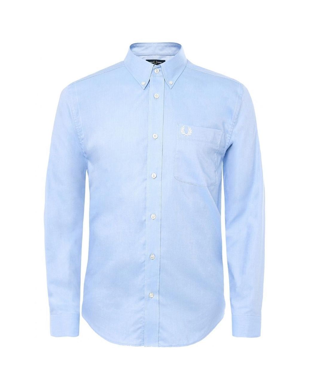 Fred Perry M7550 146 Oxford Blauw Overhemd in het Blauw voor heren | Lyst