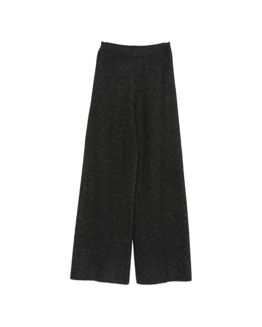 Semicouture Black Grace Wool Trousers