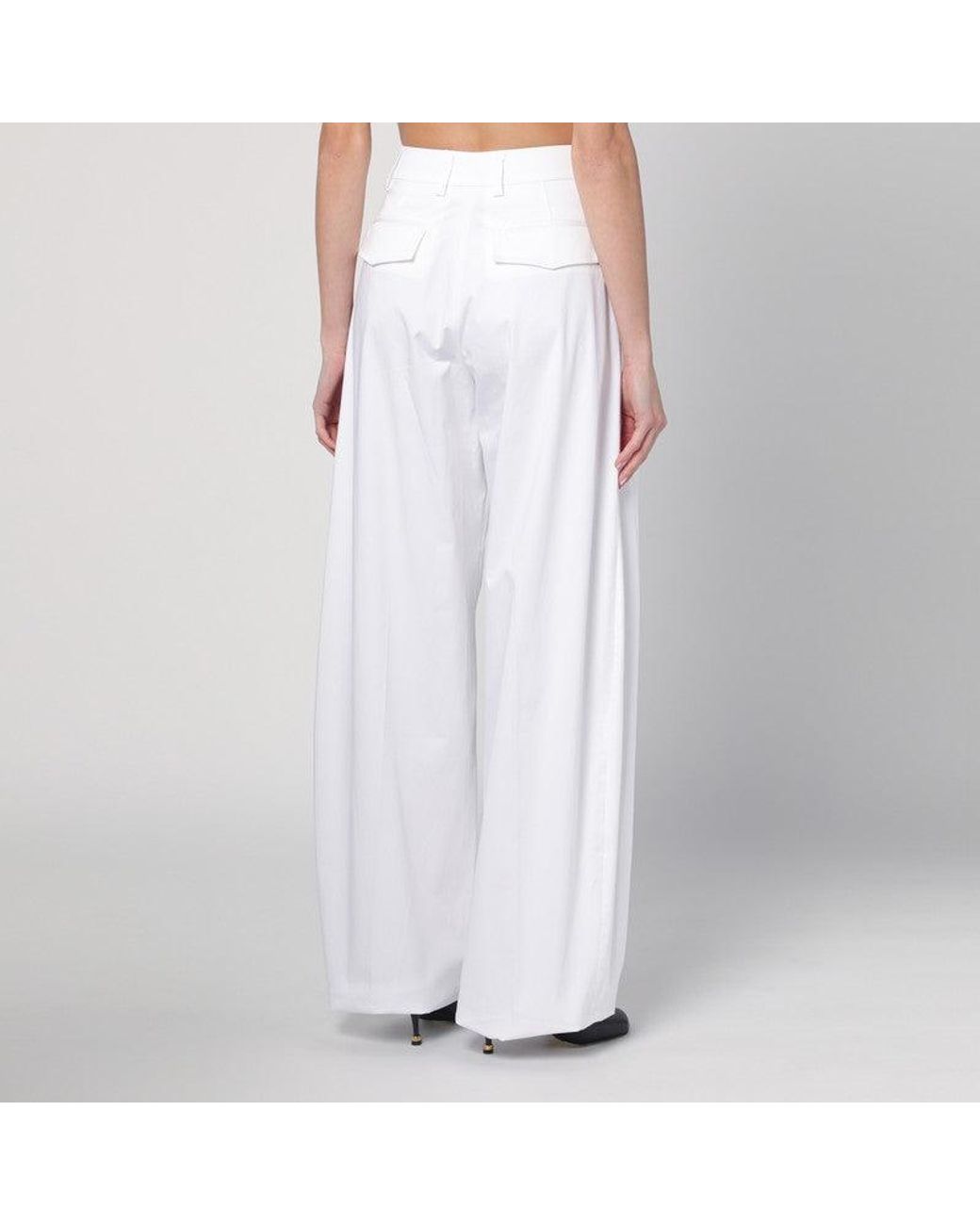 ボトムスその他 TheLatest Wide white Billie trousers The Billie Trousers