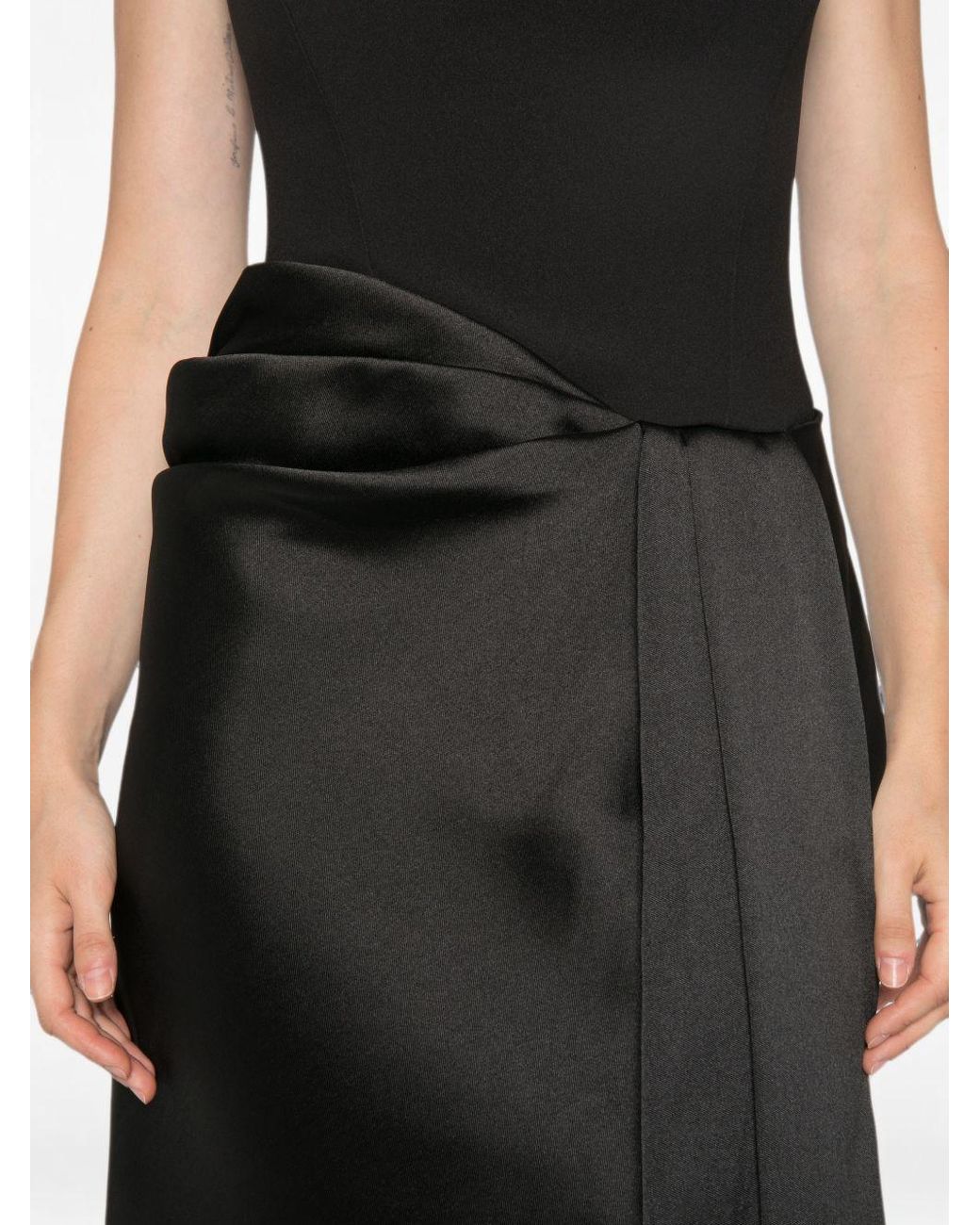 Solace London Black Seri Maxi Dress