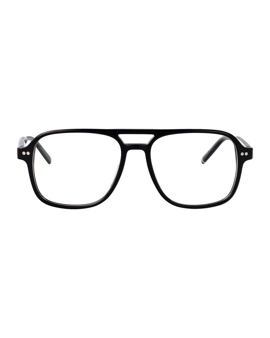 Tommy Hilfiger Black Acetate Glasses for men
