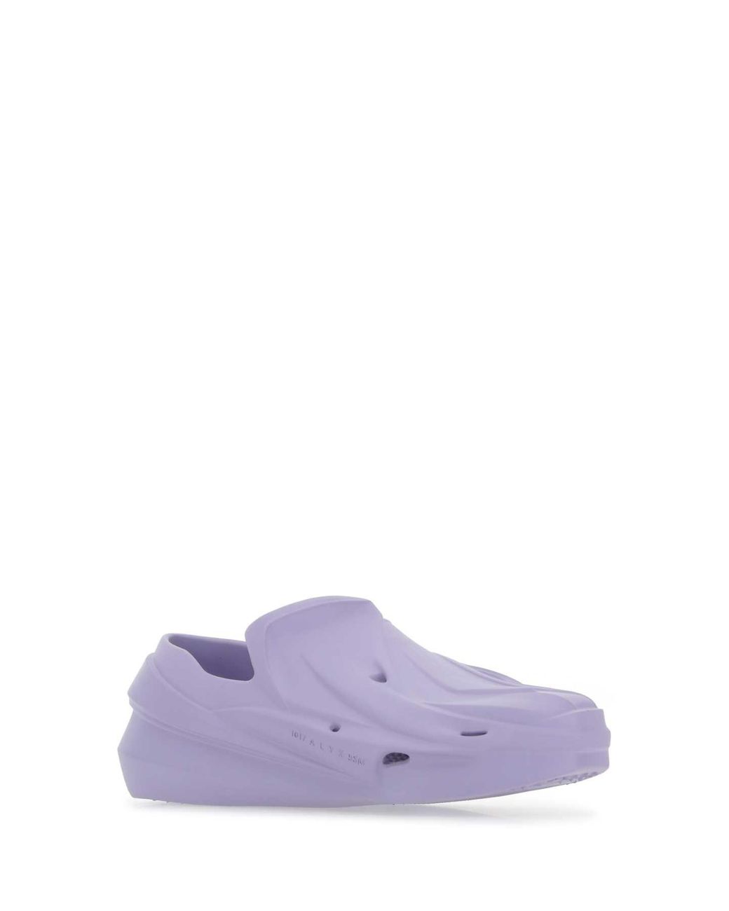 1017 ALYX 9SM Purple Lilac Rubber Mono Slip Ons