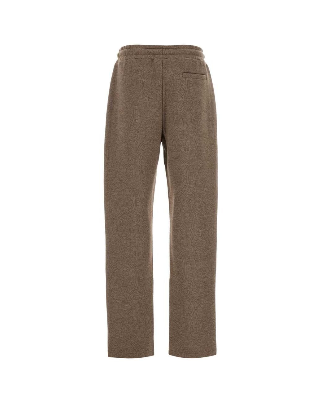 Etro Brown Jersey Joggers for men