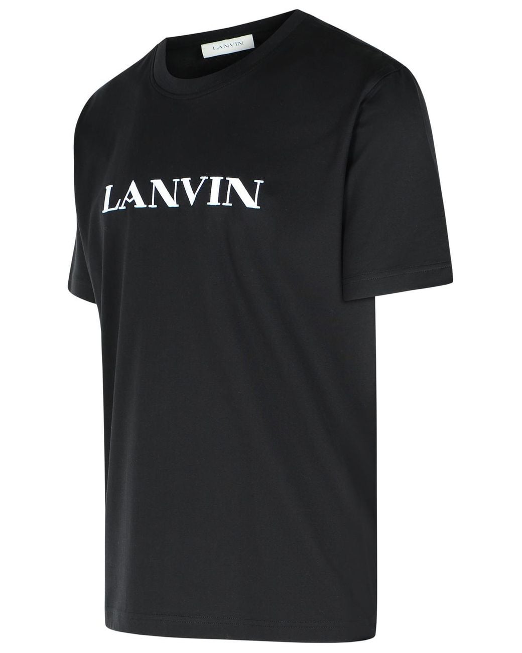 Lanvin Black Cotton T Shirt