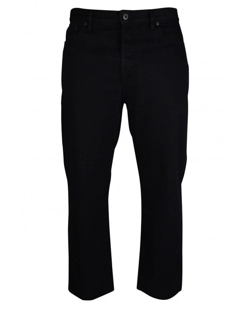 Valentino Garavani Black Stretch Cotton Logo Jeans