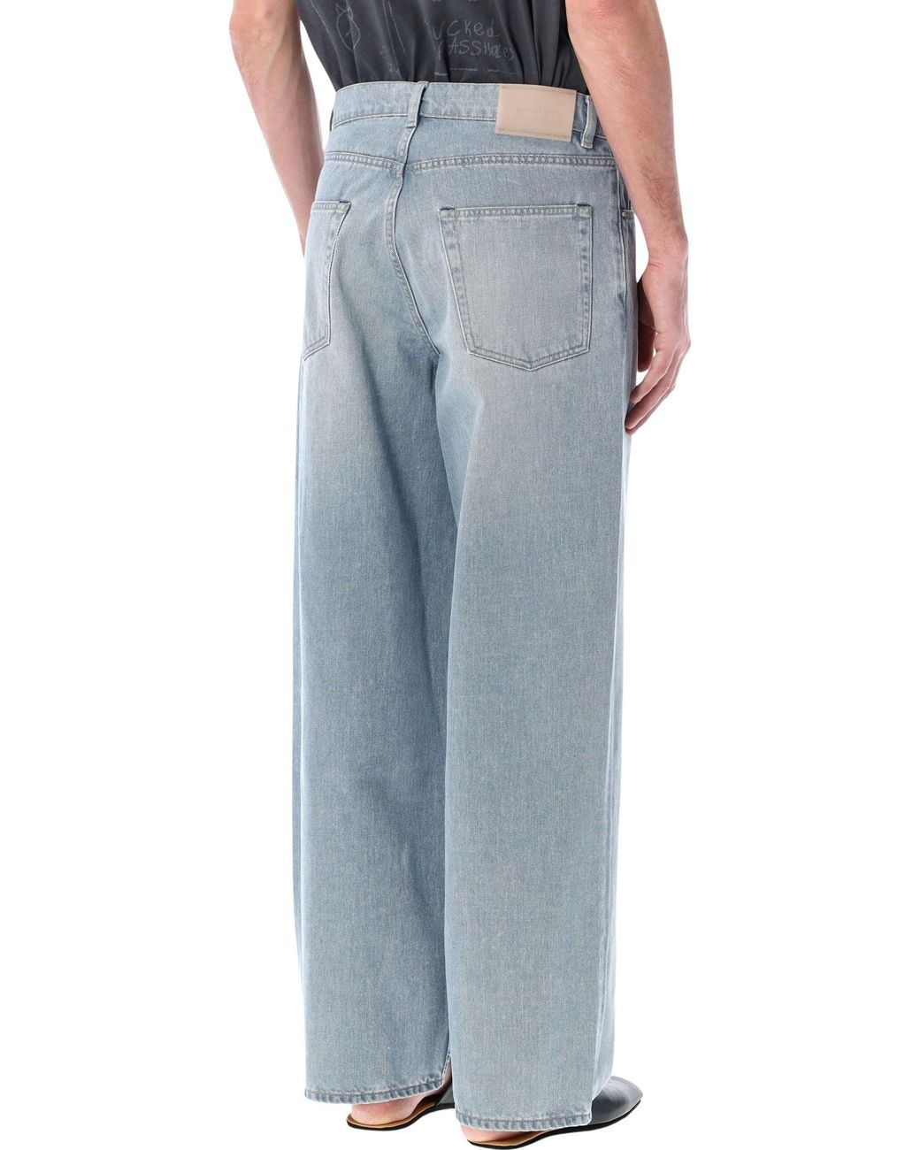Our Legacy Blue Vast Cut Wide-Leg Jeans