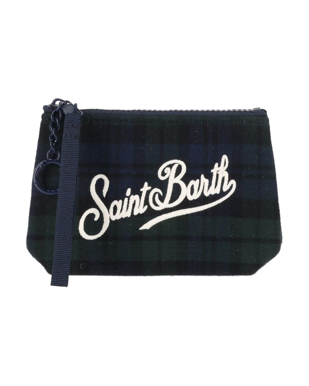 Mc2 Saint Barth Black Aline Mini Wool Tartan 5161 Emb