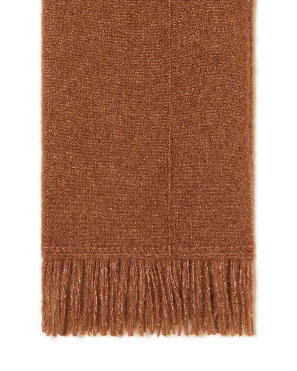 Alanui Brown Cashmere And Silk Blend Trousers