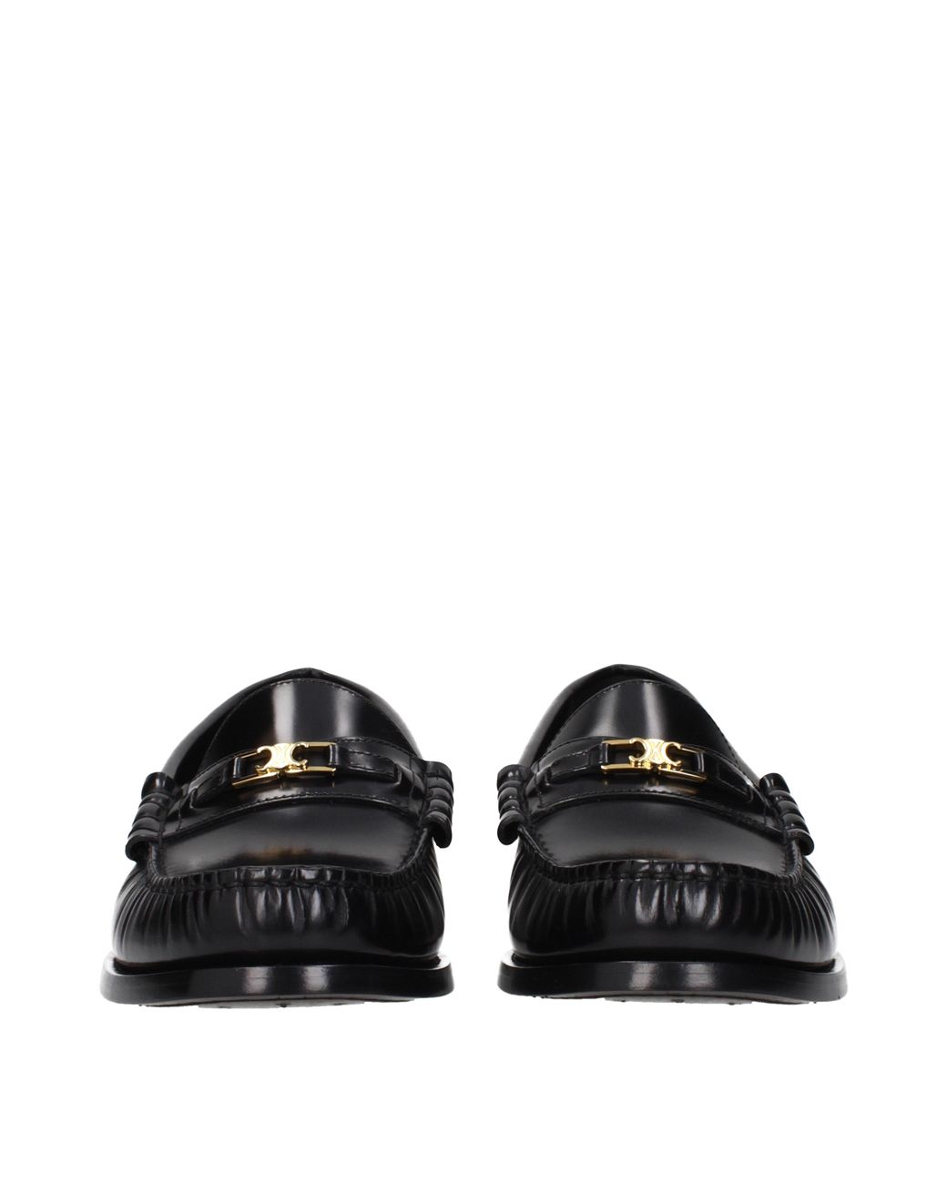 Céline Black Loafers Luco Leather