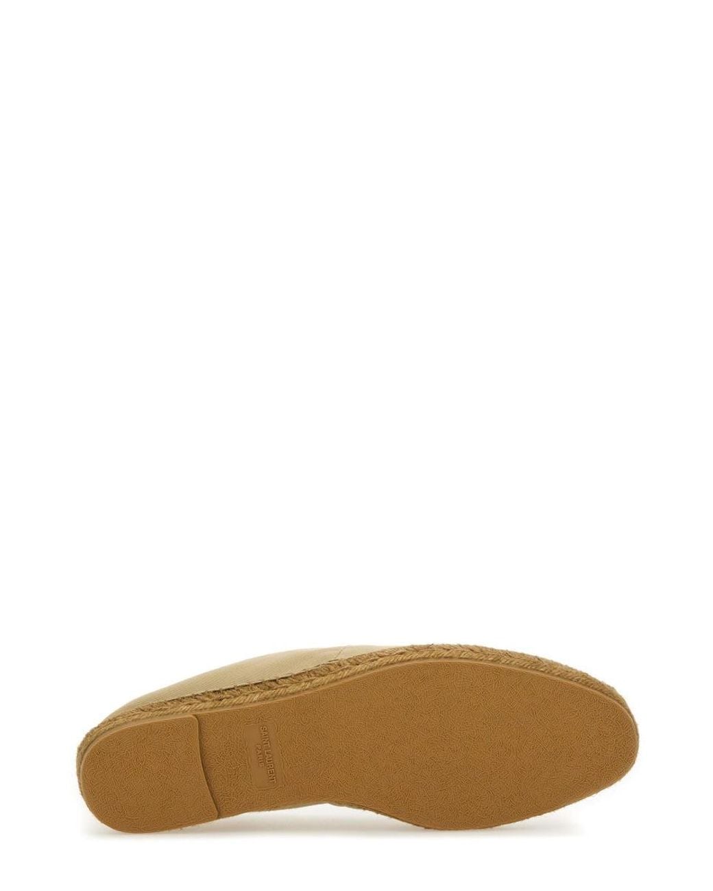 Saint Laurent Natural Espadrille Cotton Gabardine