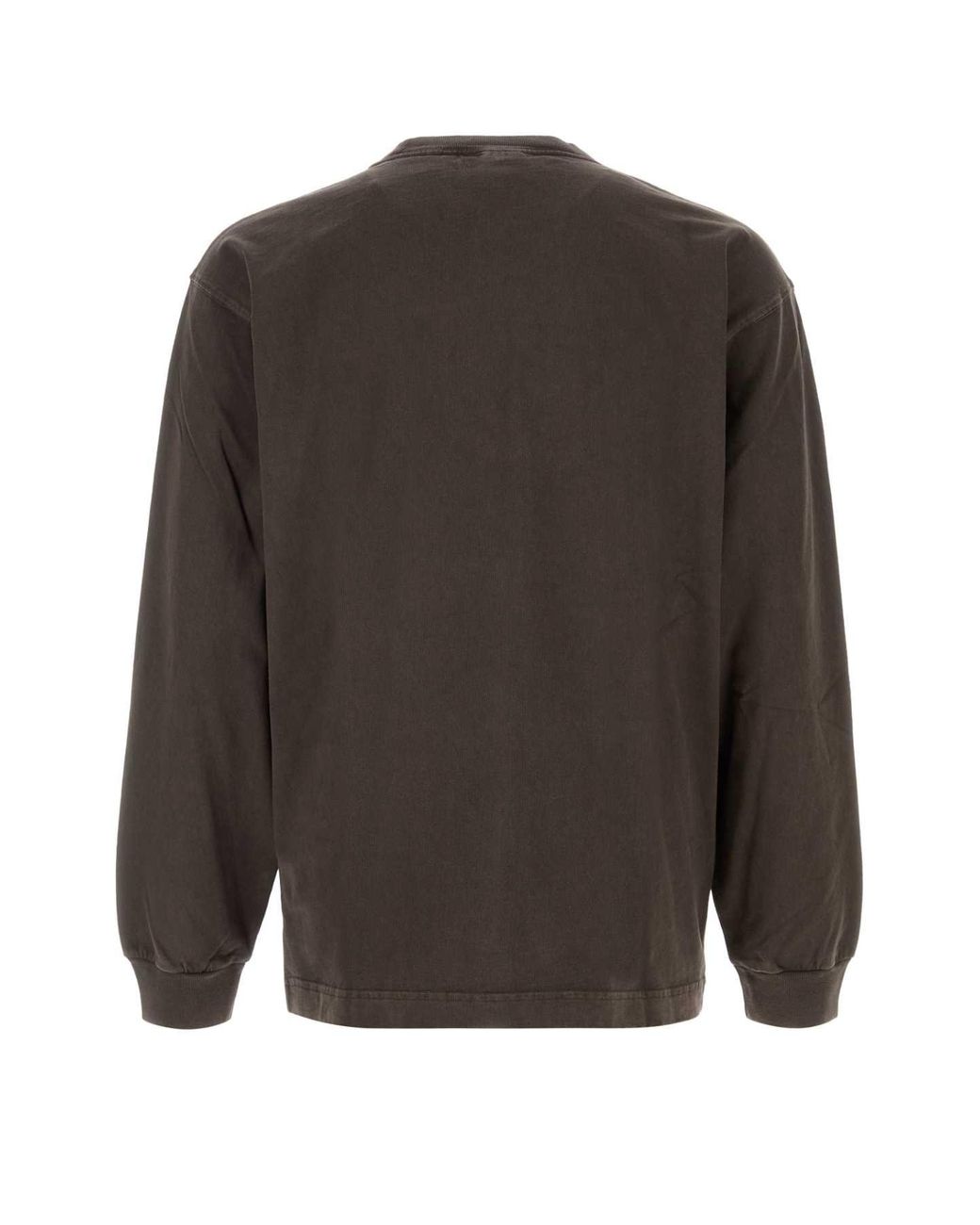 Carhartt Gray Chocolate Cotton L/S Vista T Shirt