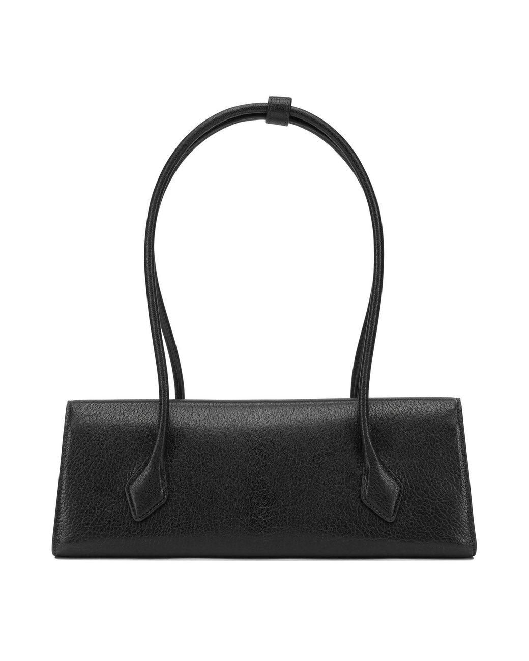 Alaïa Black "Le Teckel Flap" Medium Shoulder Bag