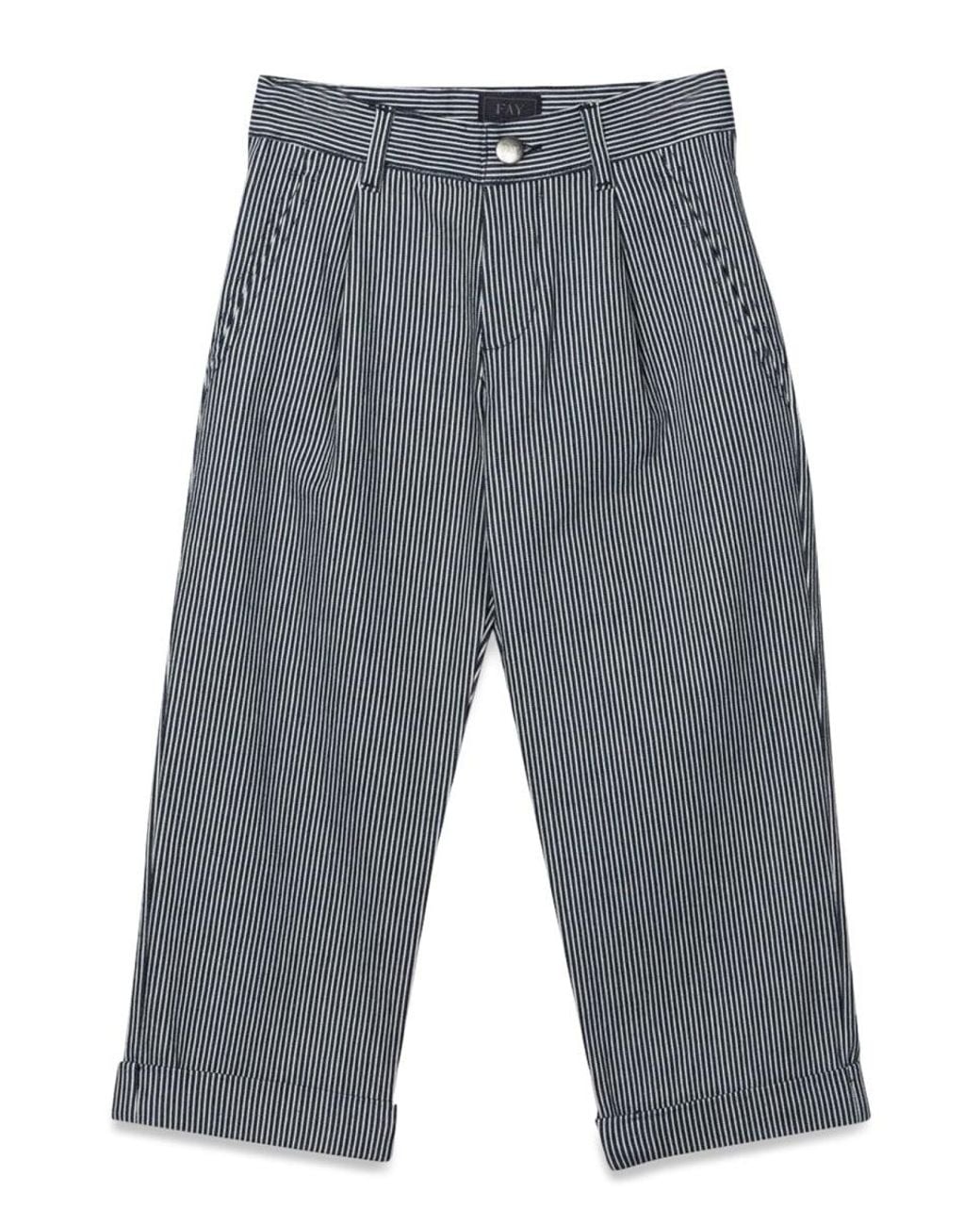 Fay Gray Fabric Pants
