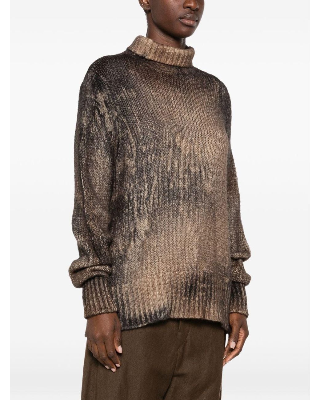 Avant Toi Brown Cahsmere Turtke Neck Jumper