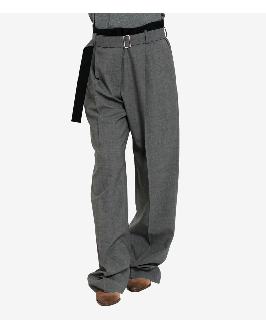 MSGM Gray Trousers
